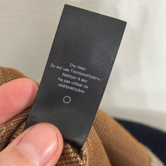 Rag & Bone Simone Plaid Jacquard Flare Pants in Beige Plaid - Size 2 - Picture 6 of 6